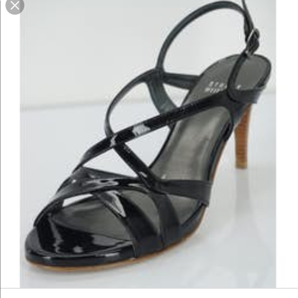 Stuart Weitzman paten leather sandals